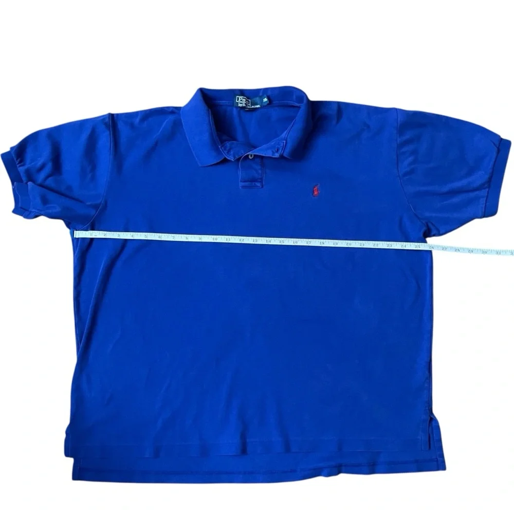 Polo Ralph Lauren Blue Polo Shirt Men’s XXL Classic Logo Short Sleeve Cotton